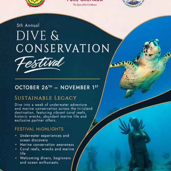 5th Annual Dive and Conservation Festival 2026 flyer, October 26 to November 1, Sustainable Legacy